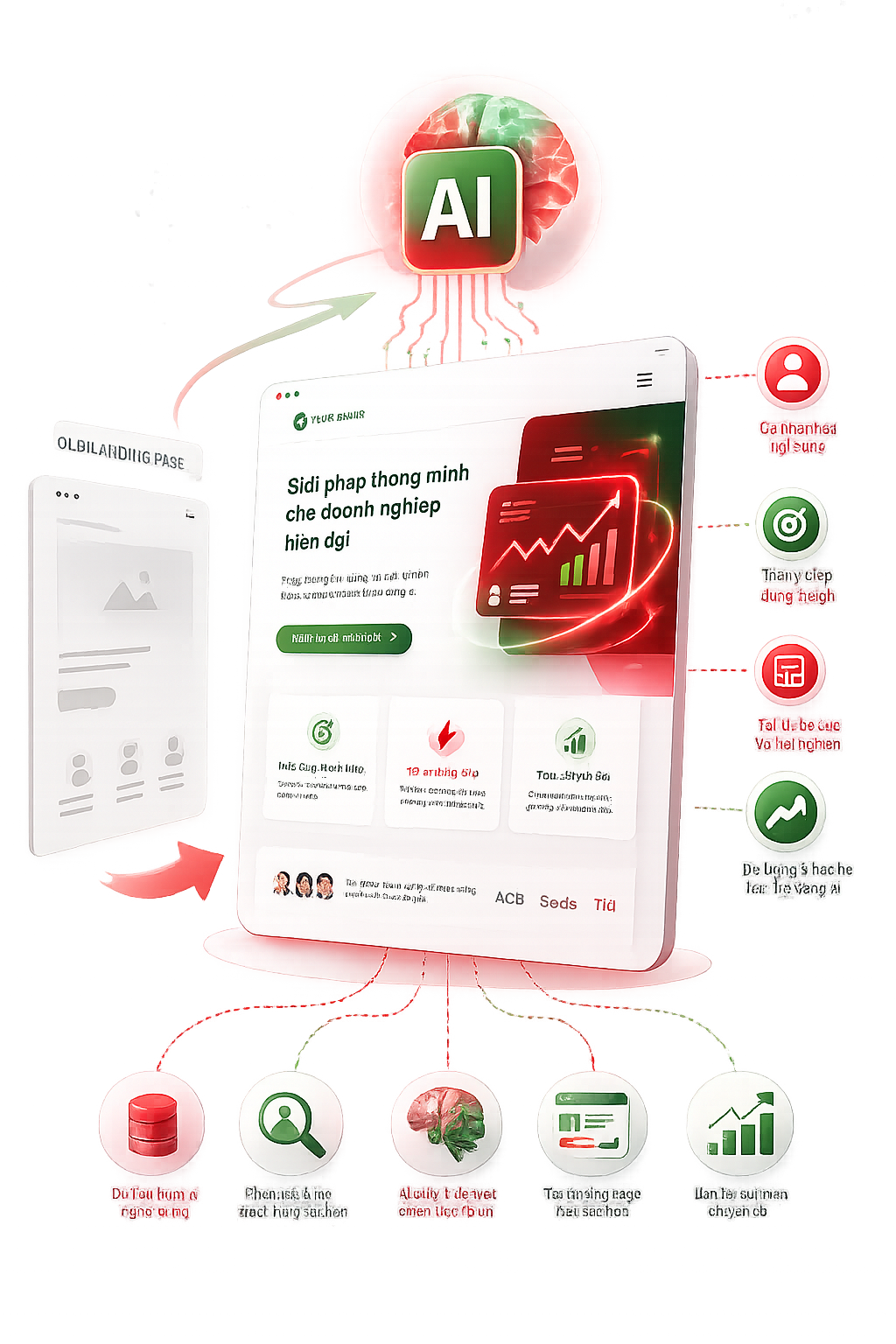 AI đang thay đổi landing page như thế nào?