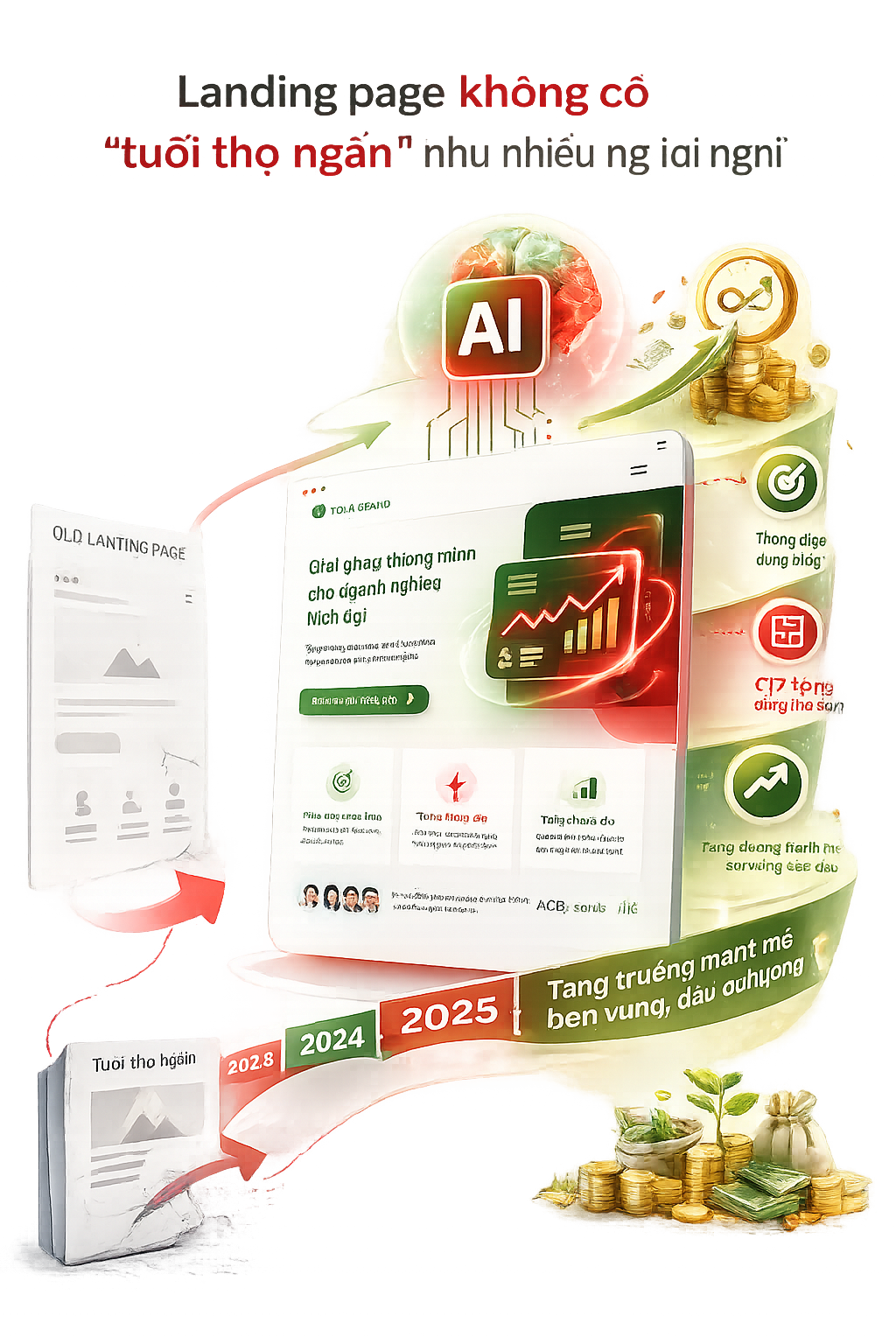Landing page không có “tuổi thọ ngắn” như nhiều người nghĩ