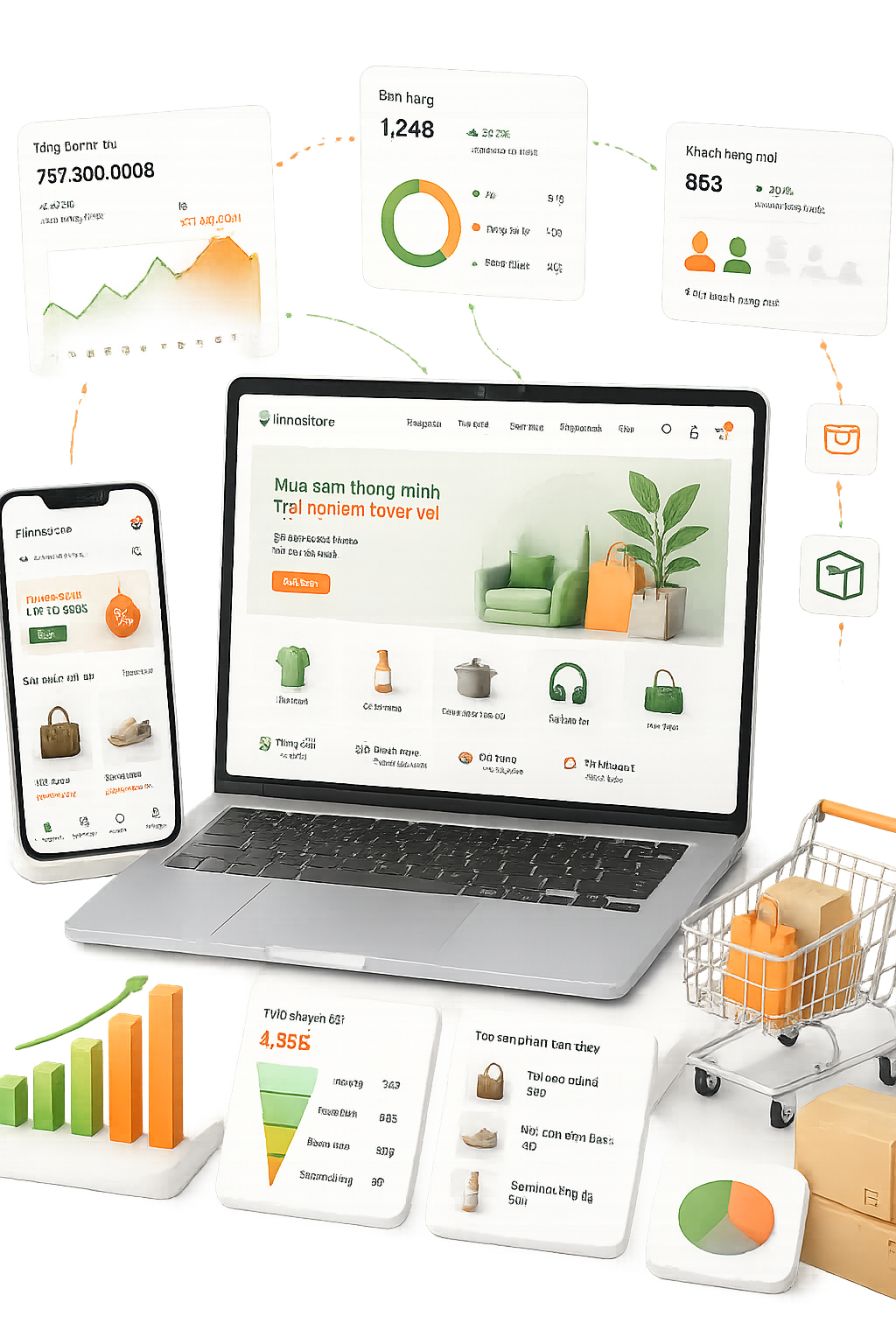 Website bán hàng ngày nay không còn chỉ là “giỏ hàng online”