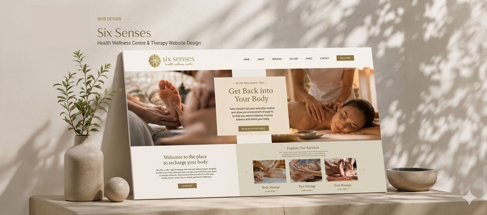 Thiết kế website cho Six Senses Health Wellness Centre