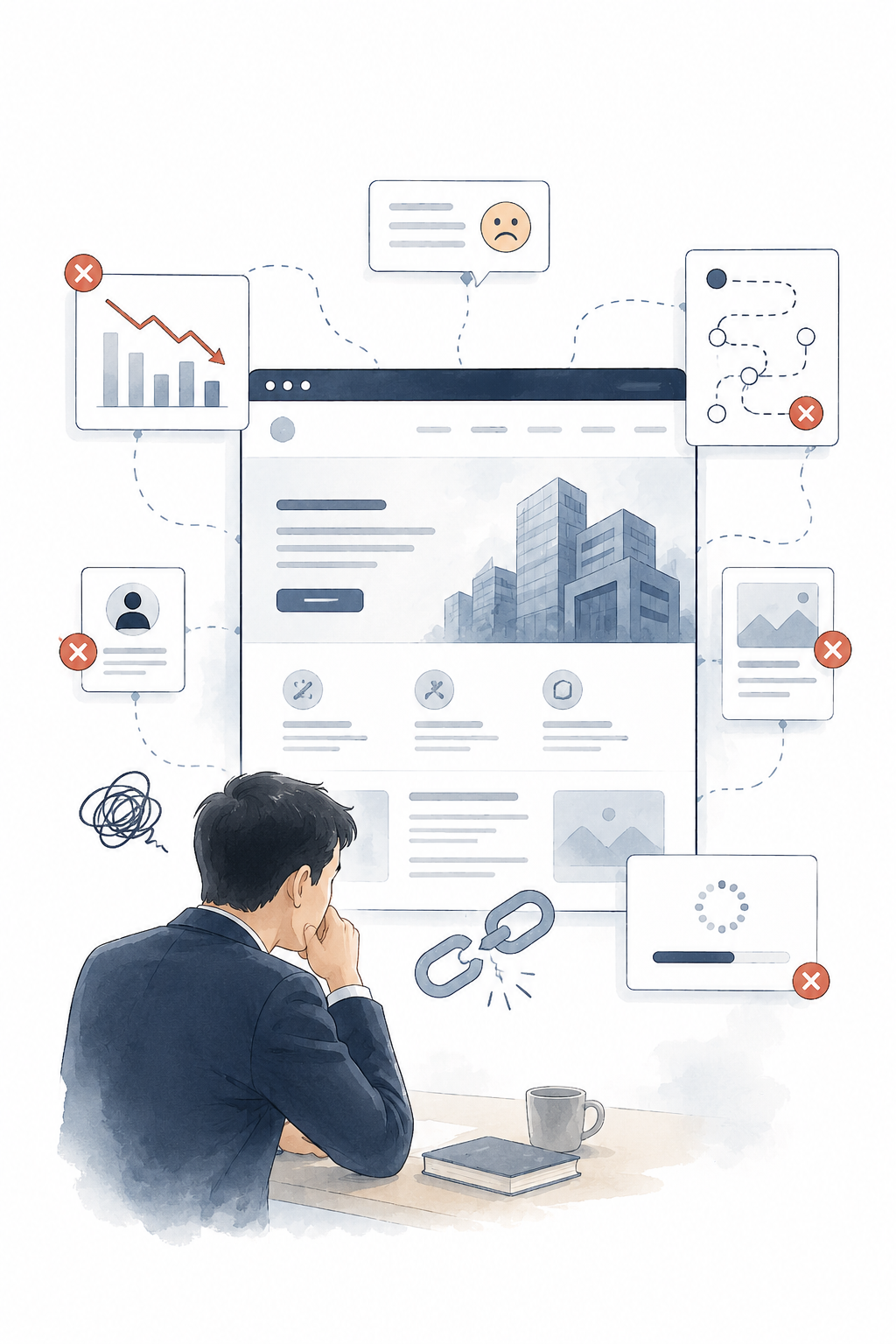 Những vấn đề phổ biến khi doanh nghiệp làm website