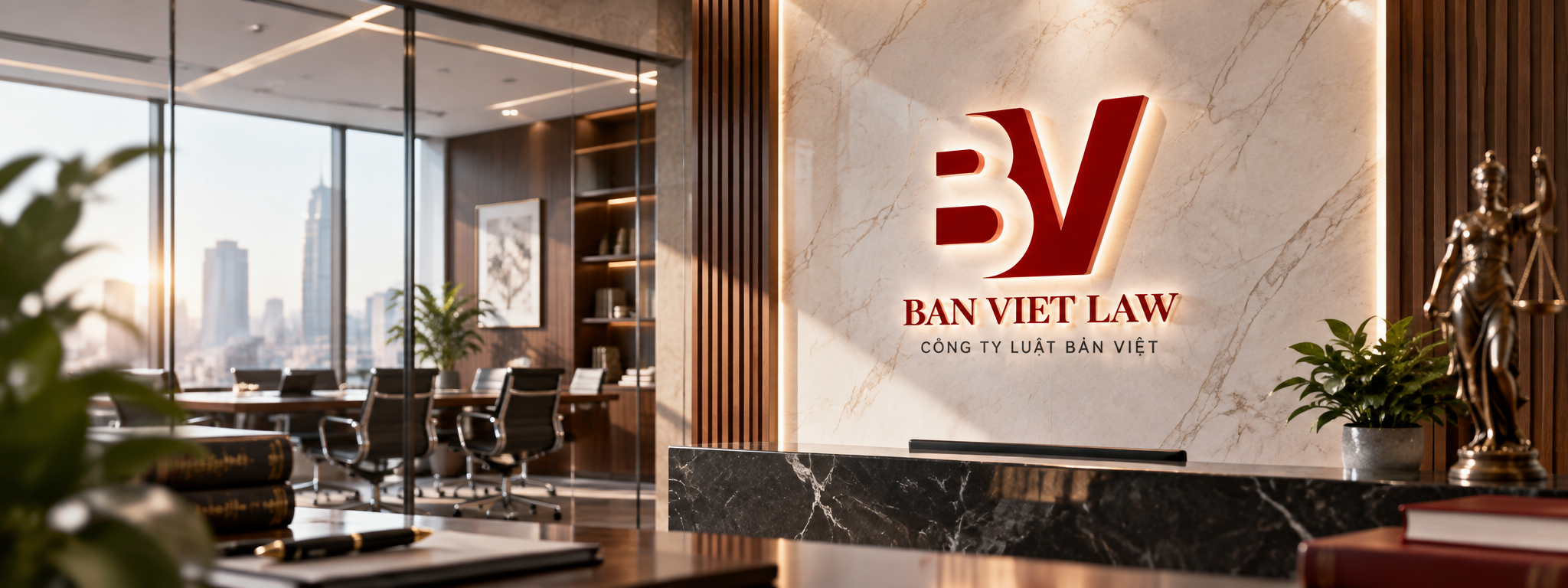 Xây dựng logo và hệ thống nhận diện cho Công ty Luật Bản Việt