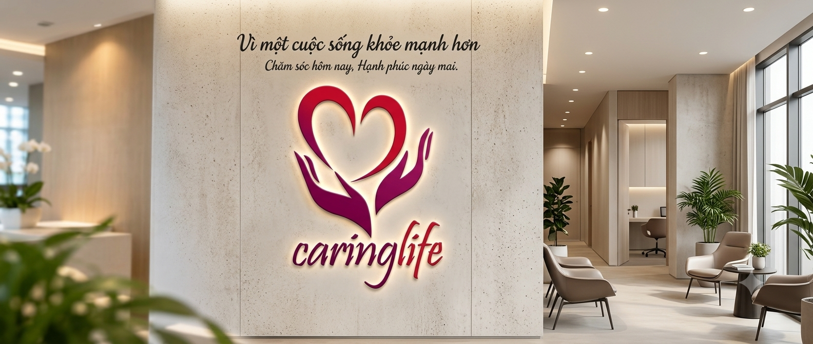 Xây dựng logo & hệ thống nhận diện cho dịch vụ chăm sóc y tế Caring Life