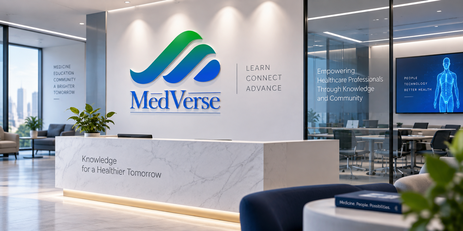 Xây dựng logo & hệ thống nhận diện cho nền tảng y khoa MedVerse