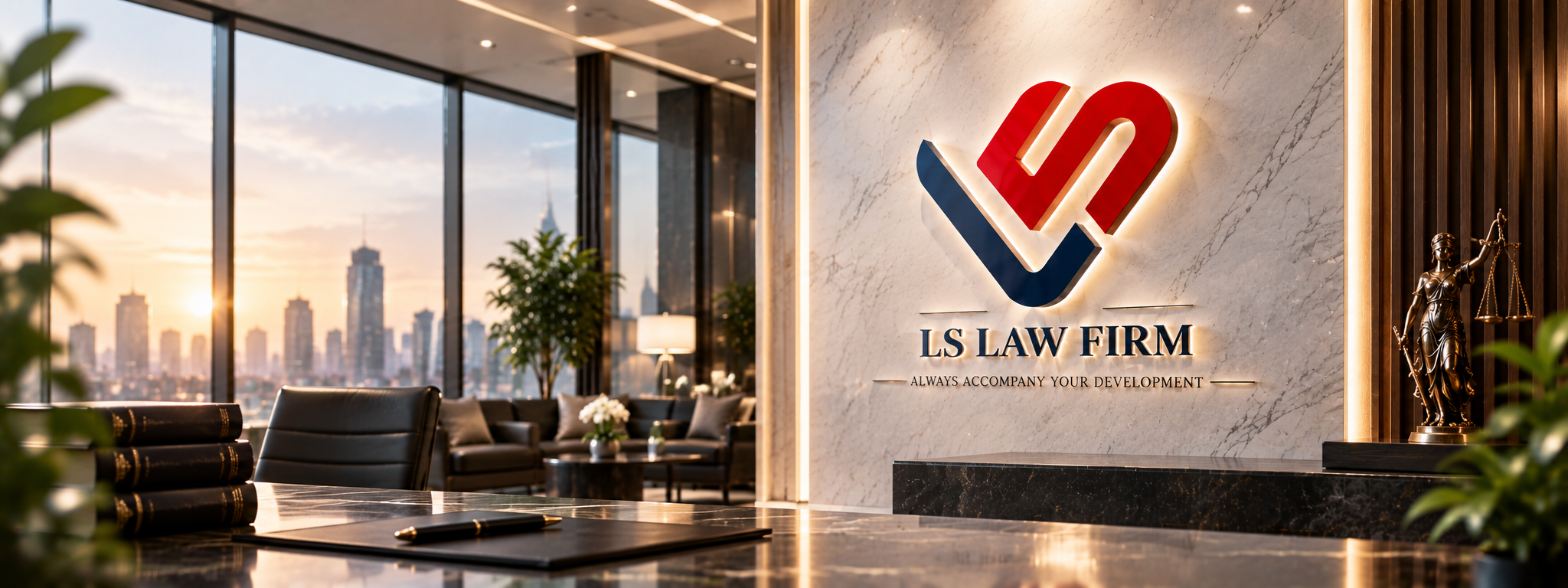Thiết kế lại logo cho công ty luật LS Law Firm
