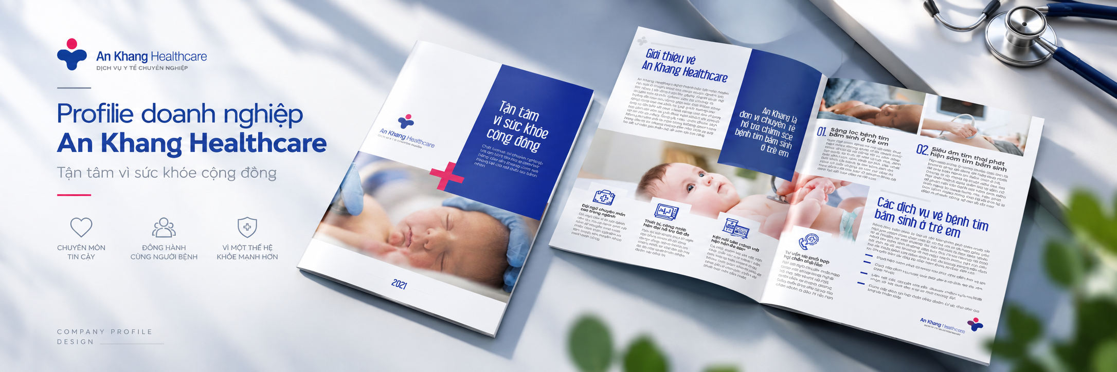 An Khang Healthcare | Thiết kế Company Profile